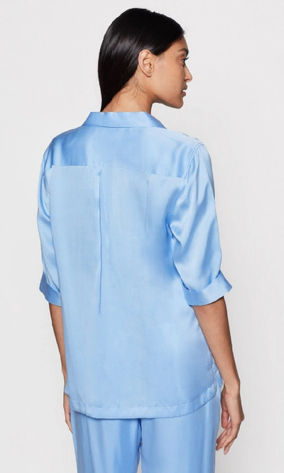 Shop Equipment Parnella Shirt In Della Robbia Blue