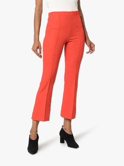 Shop Rudi Gernreich Red Ring High-waisted Trousers