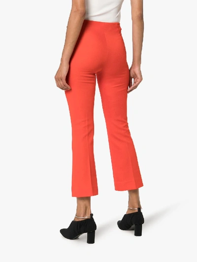 Shop Rudi Gernreich Red Ring High-waisted Trousers