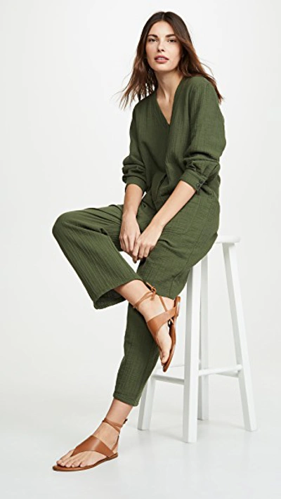 Shop The Great The Union Coveralls In Olive