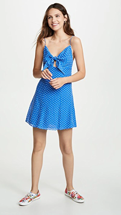 Roe Tie Front Flare Dress