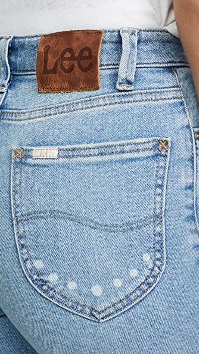 Shop Lee Vintage Modern Flare Jeans In Desert Bleach