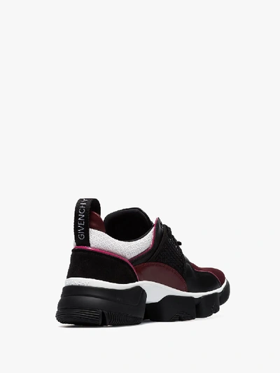 Shop Givenchy White, Red And Black Low Jaw Sneakers