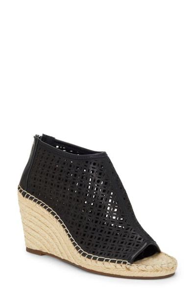 Shop Vince Camuto Lereena Bootie In Black Leather