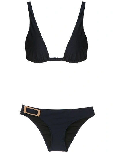 Shop Adriana Degreas Triangle Bikini Set - Blue