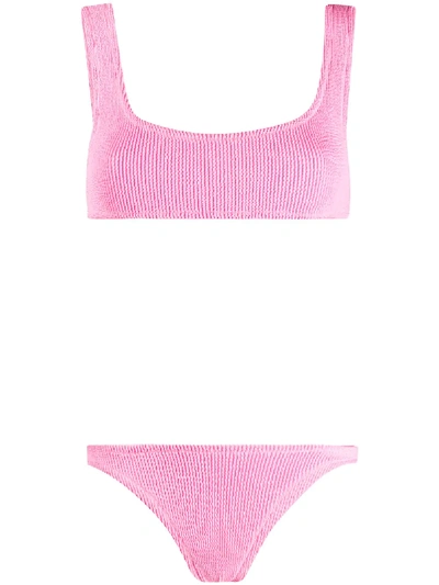 Shop Reina Olga Ginny Scrunch Bikini - Pink
