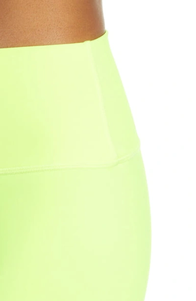 Shop Alo Yoga Airbrush 7/8 High Waist Leggings In Highlighter