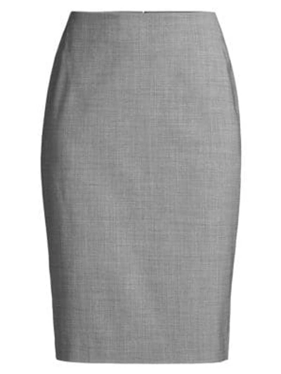 Shop Theory Skinny Pencil Skirt In Grey