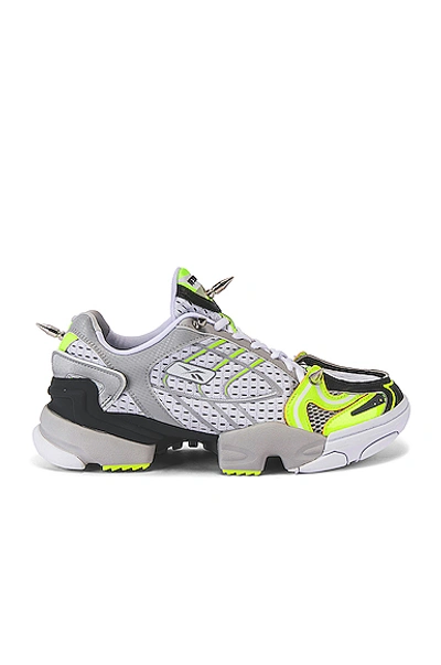 Shop Vetements Spike Runner 400 Sneaker In Fluo Yellow