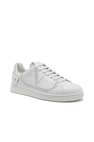 Valentino Garavani Backnet Sneakers In White | ModeSens