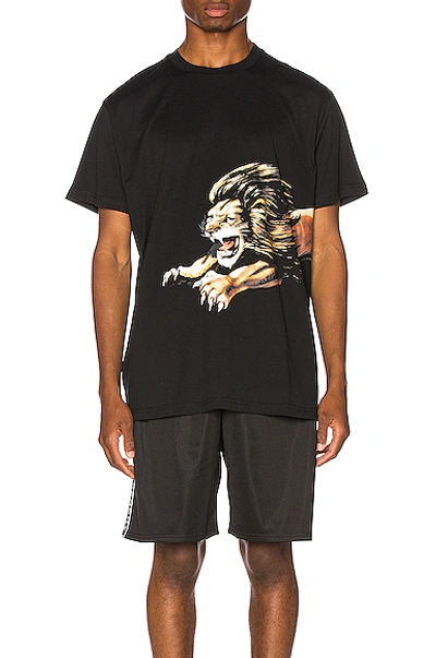 Shop Givenchy Leo Tee In Black