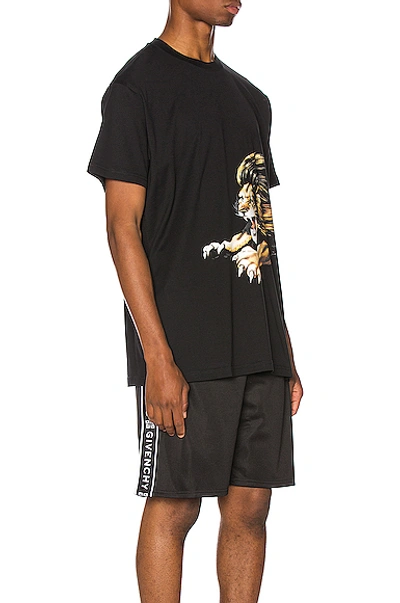 Shop Givenchy Leo Tee In Black