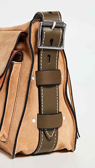 Shop Rag & Bone Field Messenger In Almond Multi