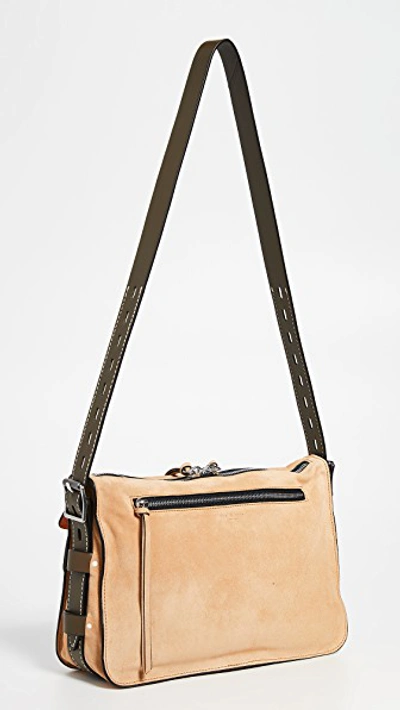 Shop Rag & Bone Field Messenger In Almond Multi