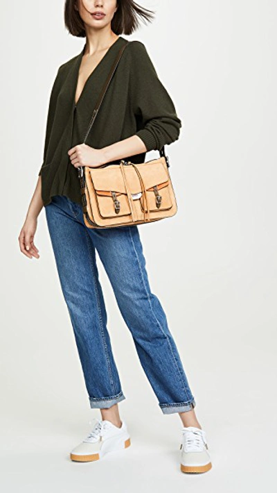 Shop Rag & Bone Field Messenger In Almond Multi