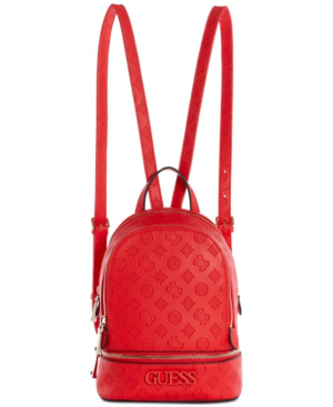 guess skye debossed logo backpack
