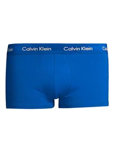 Shop Calvin Klein Underwear Five-pack Pride Cotton Trunks In Multi