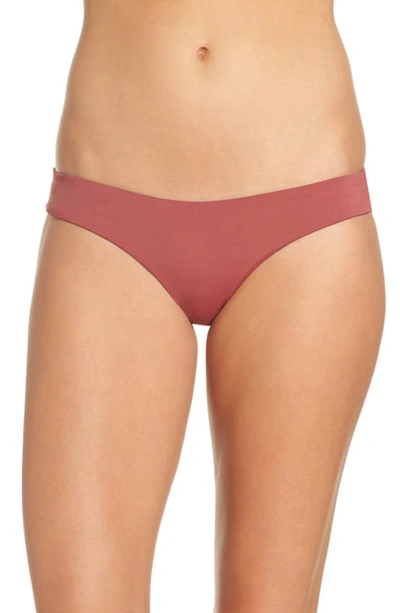 Shop L*space Sandy Classic Bikini Bottoms In Currant