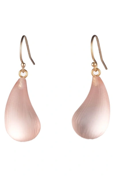 Shop Alexis Bittar Lucite Dewdrop Earrings In Sunset