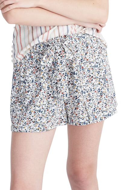madewell floral shorts