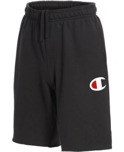 Shop Champion Men's Powerblend Shorts In Black