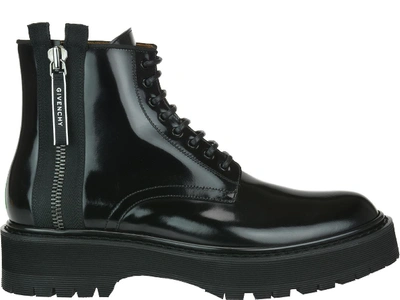 Shop Givenchy Camden Utility Boot In Black