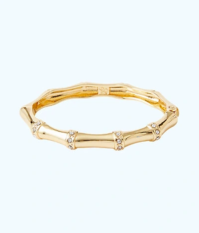 Shop Lilly Pulitzer Bamboo Bracelet In Gold Metallic