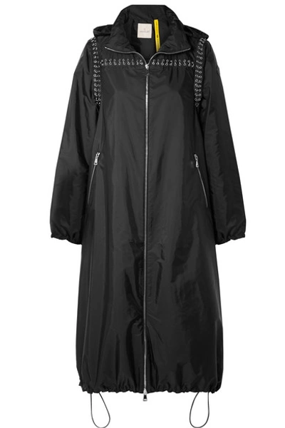 Shop Moncler Genius 6 Noir Kei Ninomiya Embellished Shell Jacket In Black