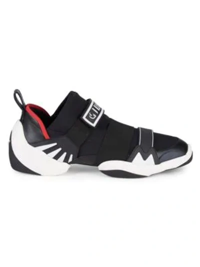 Shop Giuseppe Zanotti Light Jump Low-cut Sneakers In Black