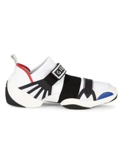 Shop Giuseppe Zanotti Light Jump Low-cut Sneakers In White