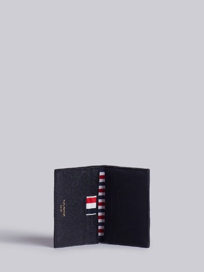 Shop Thom Browne Double Card Holder In Black