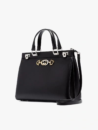 Shop Gucci Mittelgrosse ' Zumi' Handtasche In Black