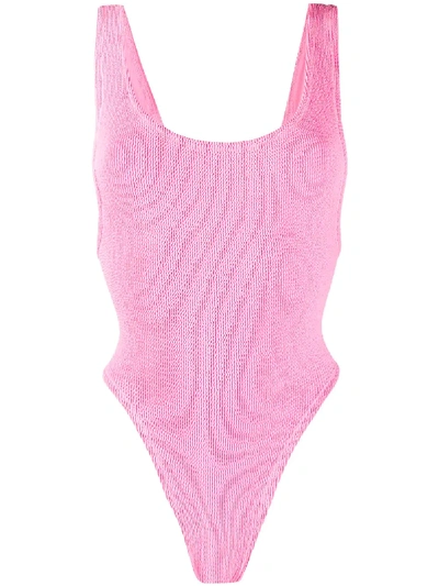 Shop Reina Olga Ginny Scrunch Swimsuit - Pink