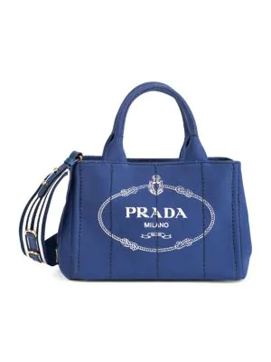 prada small canvas shopper