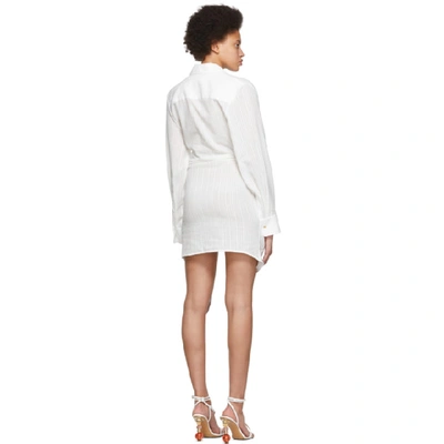 Shop Jacquemus White 'la Robe Bahia' Dress