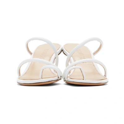 Shop Jacquemus White Les Sandales Noli Sandals
