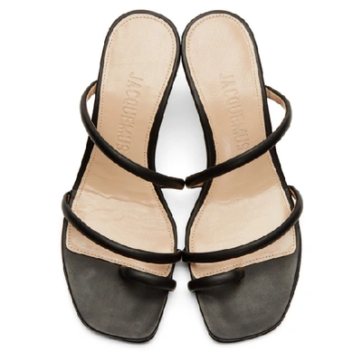 Shop Jacquemus Black 'les Sandales Noli' Sandals