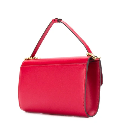 Shop Gucci Horsebit Shoulder Bag In Red