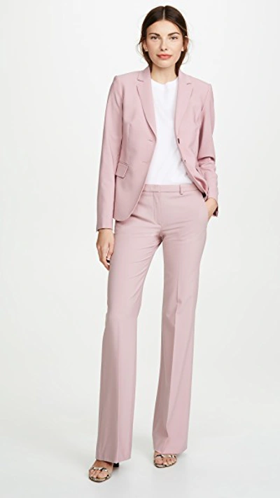 Shop Theory Demitria Pants In Dusty Lilac