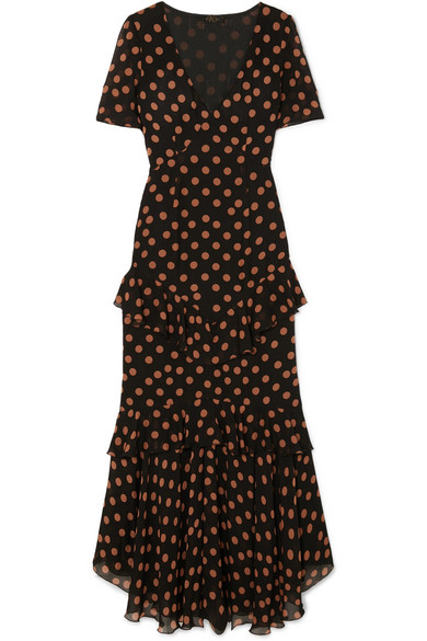 de la vali polka dot dress