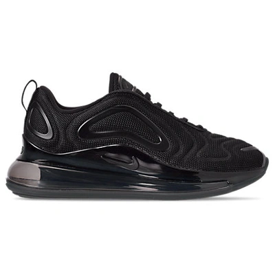 Shop Nike Women's Air Max 720 Running Shoes In Black Size 5.5