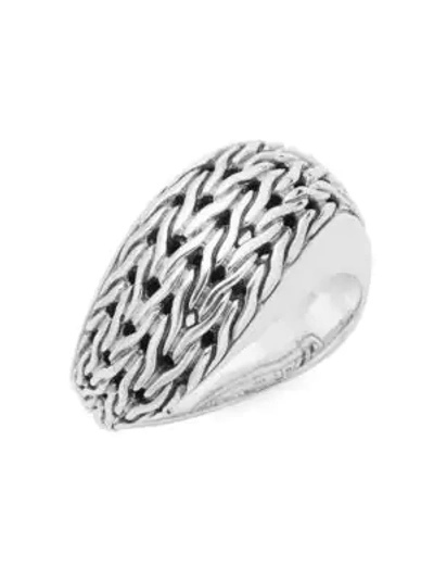 Shop John Hardy Sterling Silver Chain Band Ring