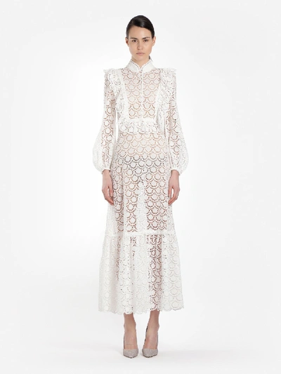 Shop Zimmermann Dresses In Off-white