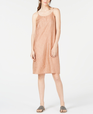 eileen fisher silk slip dress
