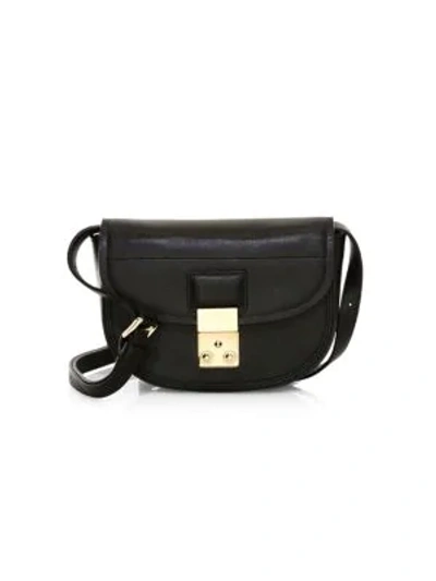 Shop 3.1 Phillip Lim / フィリップ リム Mini Pashli Leather Saddle Bag In Black