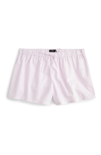 Shop Jcrew End On End Cotton Sleep Shorts In Dover Pink