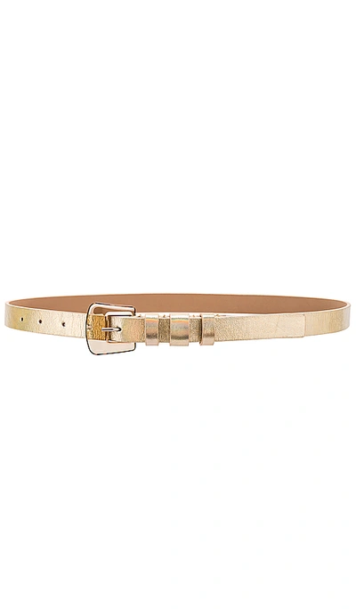 Shop B-low The Belt Kim Iridescent Belt In Gold