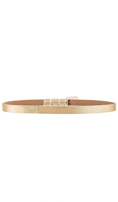 Shop B-low The Belt Kim Iridescent Belt In Gold