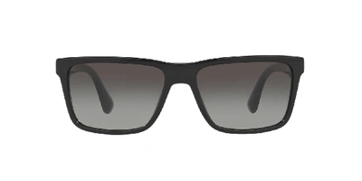 Shop Prada Man Sunglass Pr 19ss Conceptual In Grey Gradient