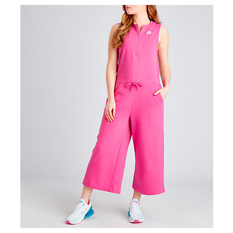 pink nike jumpsuit womens